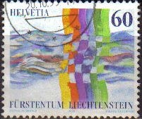 z vendido Suiza 1995 Scott 960 Sello Relaciones Postales con Liechtenstein usado Switzerland Suisse 